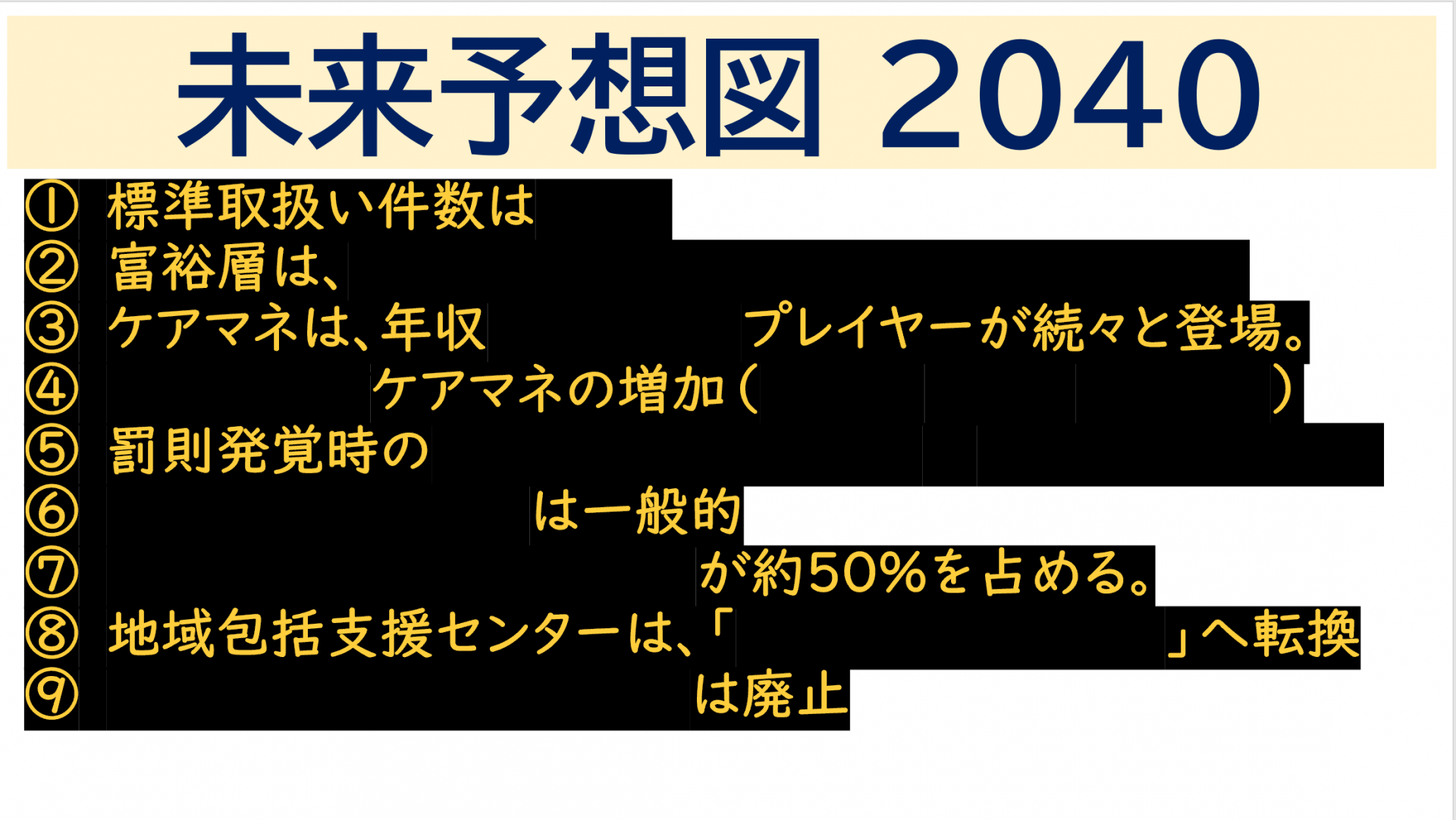 【 １７５２ 】  ２０４０年のケアマネジメントは？（３月７日）