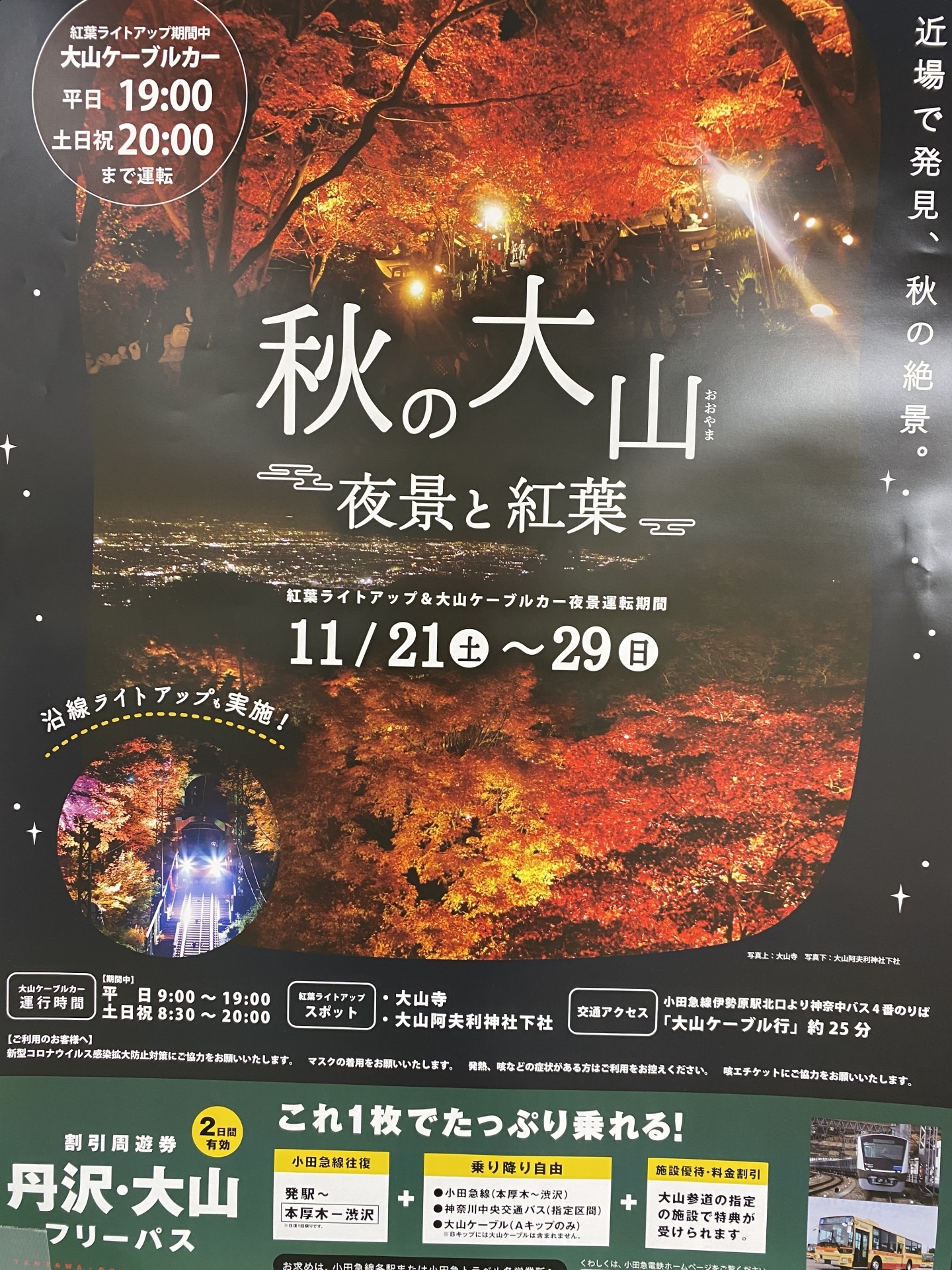 【１７５】　伊勢原（大山）の夜景・・いかがでしょう？