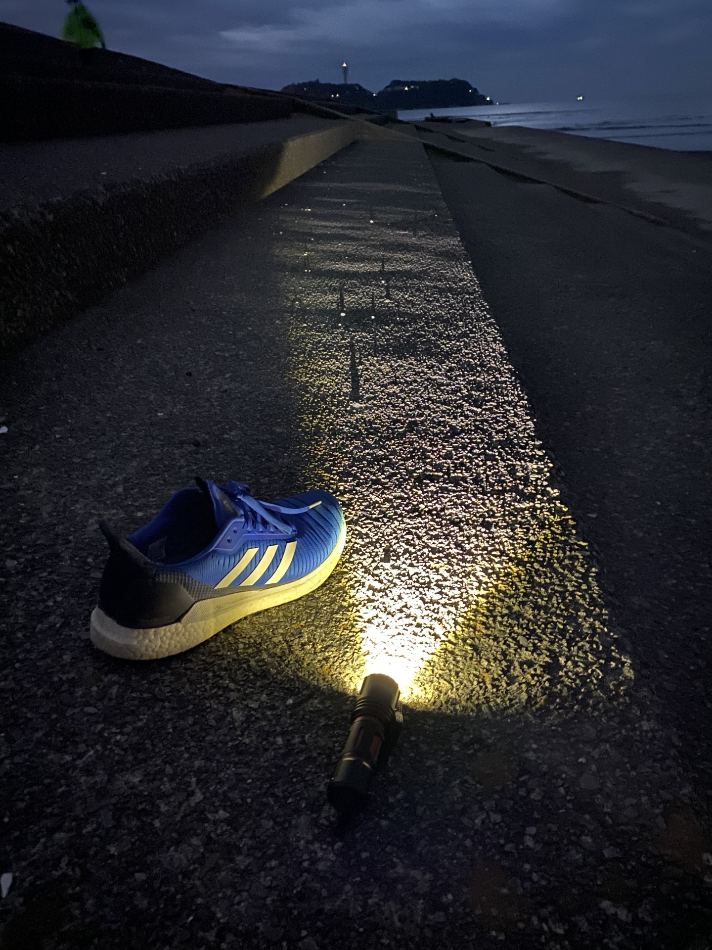 【１９３】　懐中電灯とスニーカー